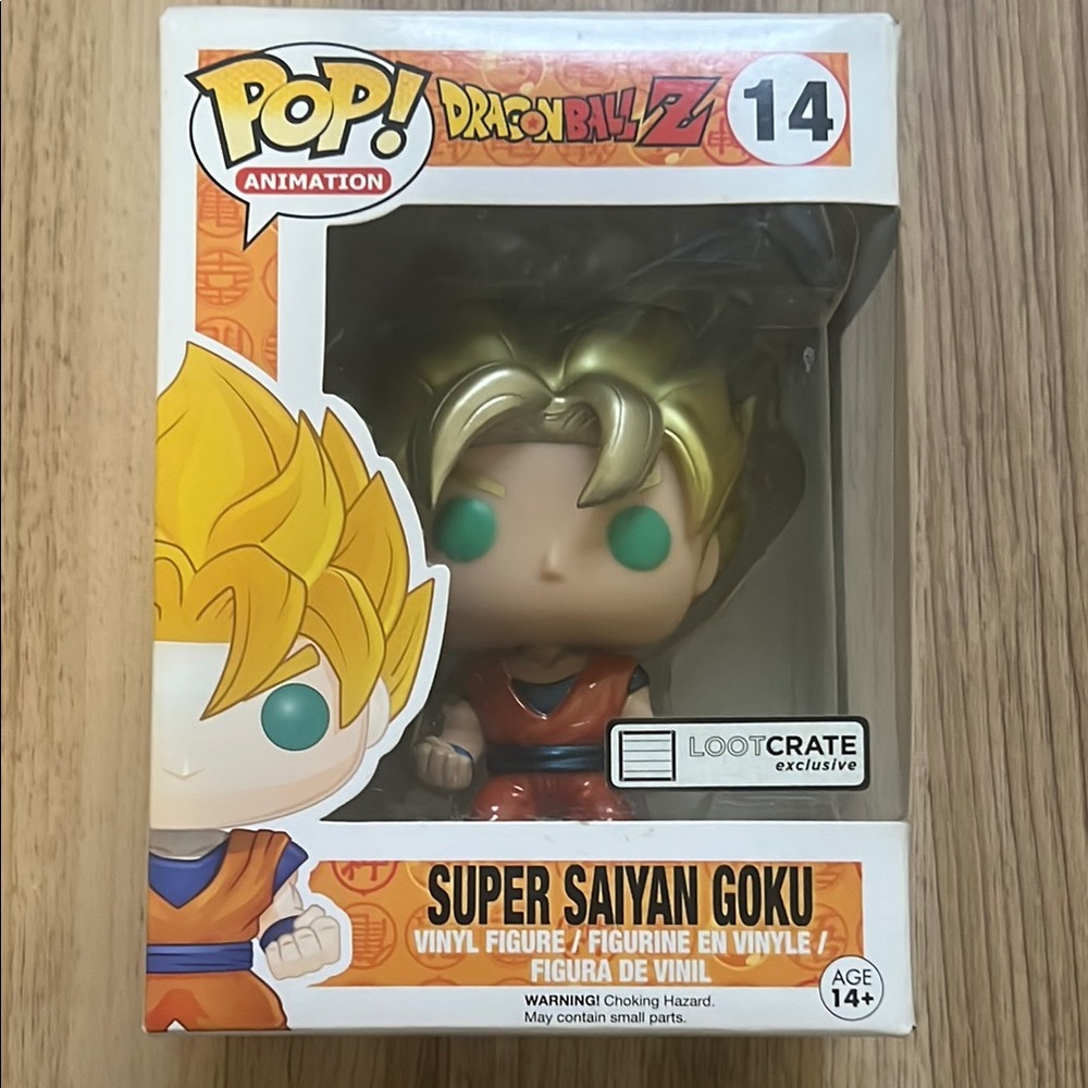 Funko POP! Dragon Ball Z Super Saiyan Goku Lootcrate Exclusive 14